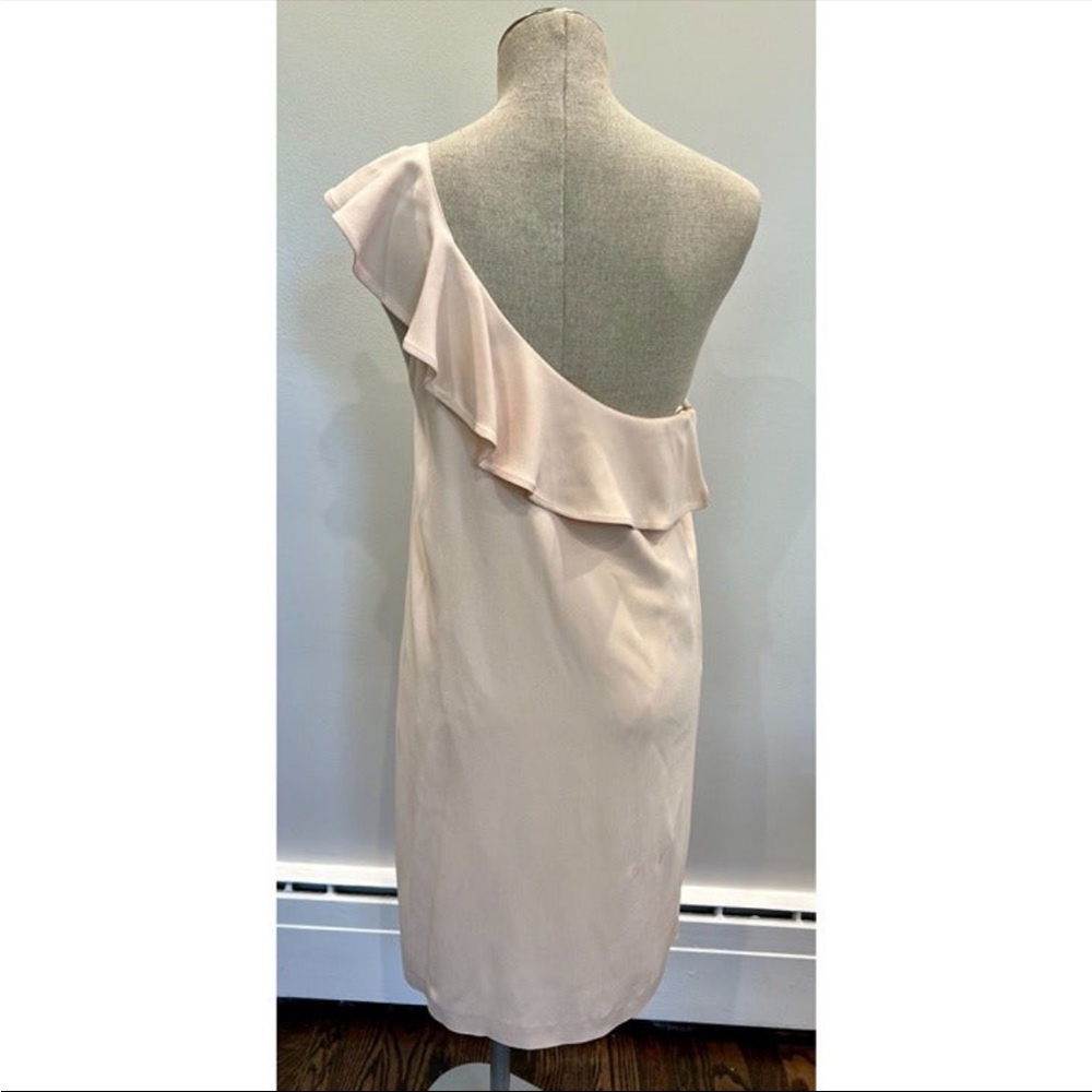 Sezane Cream One-Shoulder Dress - Picture 5 of 7